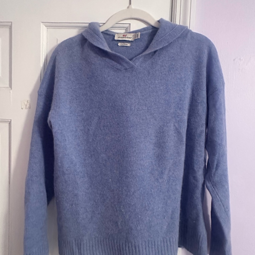 Baby Blue cashmere Women's Sweater vineyard vines